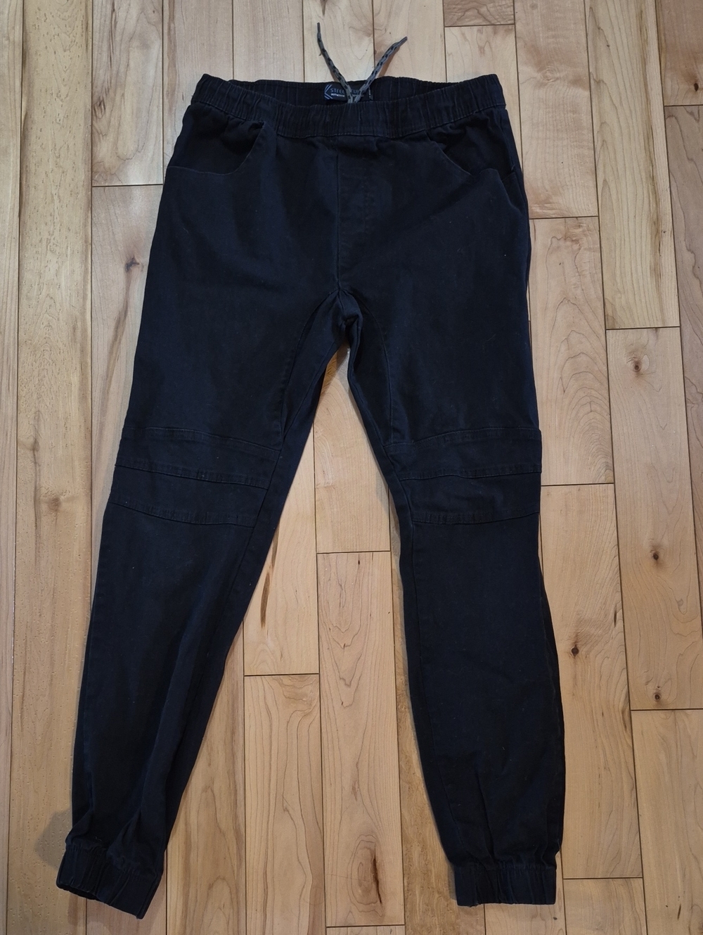 Boys Size 16 Street Rules Black Jogger Pants